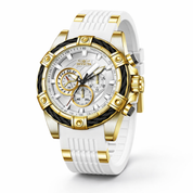 Invicta Bolt Girdex Men's Watch - 52mm. White, Gold (50602)