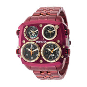 Invicta Aviator Zulu Time Men's Watch - 50mm. Burgundy (50656)