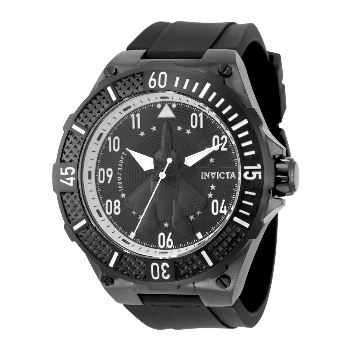Invicta Aviator Alacer Men's Watch - 50mm, Black (50665)