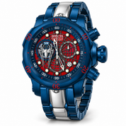Invicta AS IS - Reserve featuring Ultra rare dials Swiss Ronda Z60 Caliber Men's Watch - 53.7mm, Blue, Steel (50715)