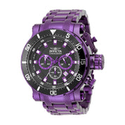 Invicta Coalition Forces Night Hawk Men's Watch - 52mm, Purple (50766)