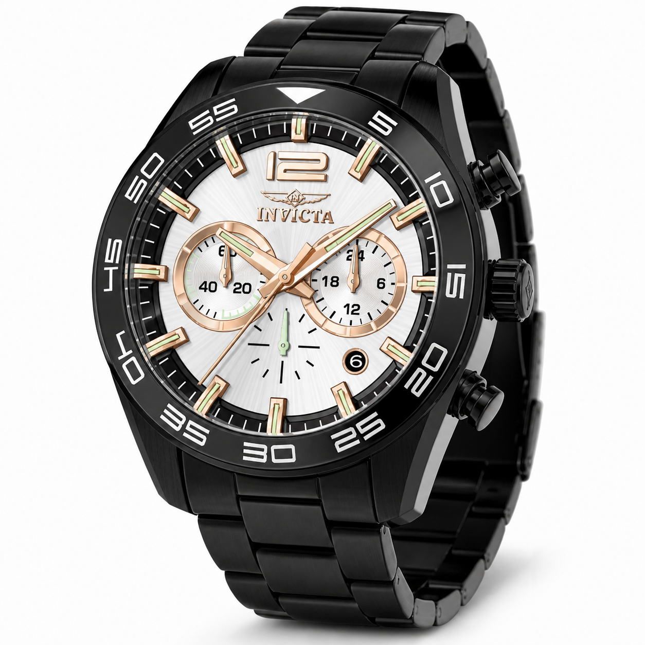 Invicta Speedway Revlock Men's Watch - 46.5mm, Black (50862)