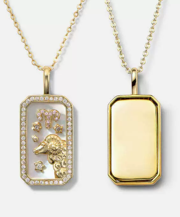 Invicta Angel Women's Pendant Necklace - Brass, 40+5cm, 1.5×2.5cm Pendant (MM-01462)