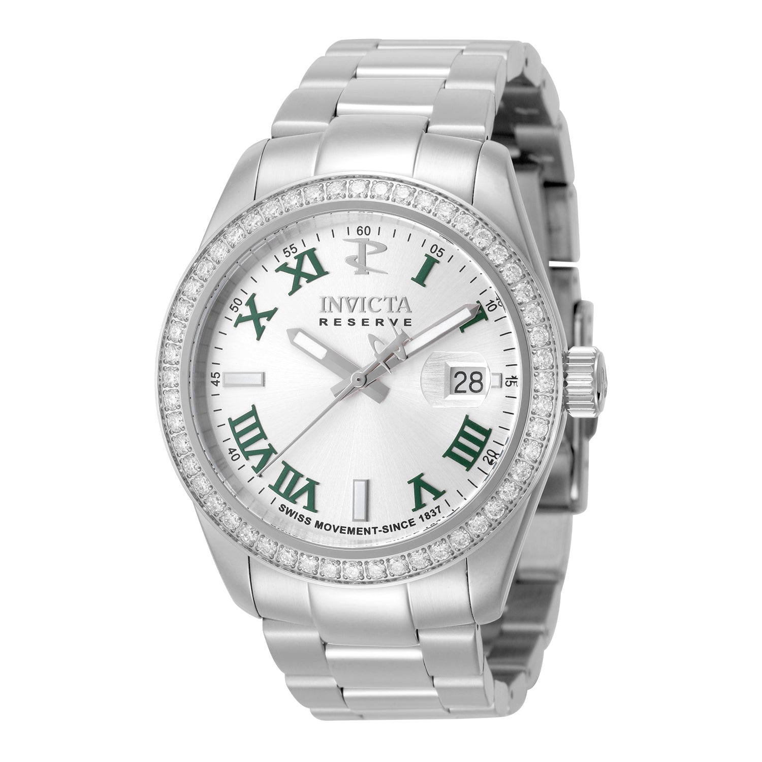 Invicta Elite Reserve Apex Grandeur 1.86 CT Certified LG Diamond Edition Swiss Ronda 715 Caliber Men's Watch - 41mm, Steel (51095)