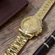 Invicta Elite Speedway Ascent Prestige 4.0 CT Certified LG Diamond Edition Swiss Ronda Z60 Caliber Men's Watch - 42mm, Gold (51101)