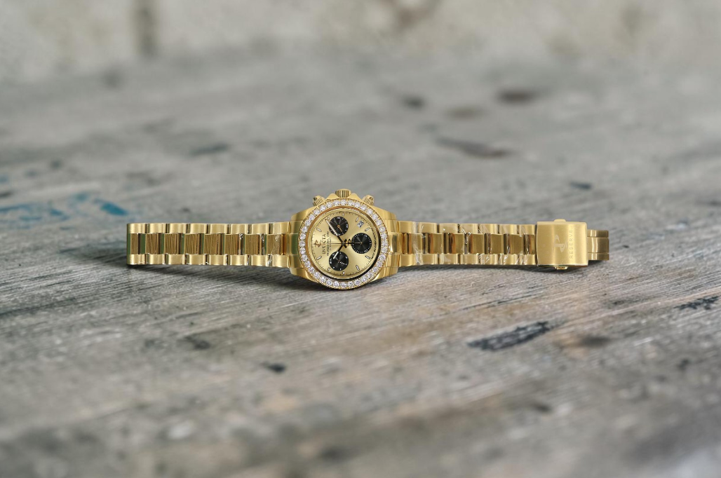 Invicta Elite Speedway Ascent Prestige 4.0 CT Certified LG Diamond Edition Swiss Ronda Z60 Caliber Men's Watch - 42mm, Gold (51102)
