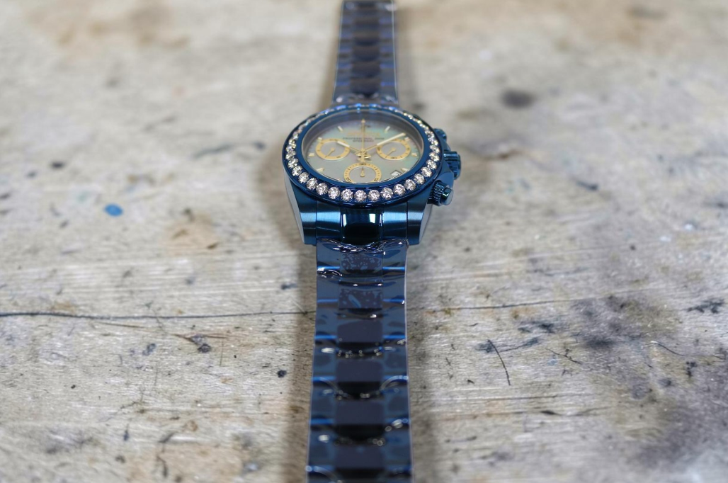 Invicta Elite Speedway Ascent Prestige 4.0 CT Certified LG Diamond Edition Swiss Ronda Z60 Caliber Men's Watch w/ Mother of Pearl Dial - 42mm, Blue (51106)