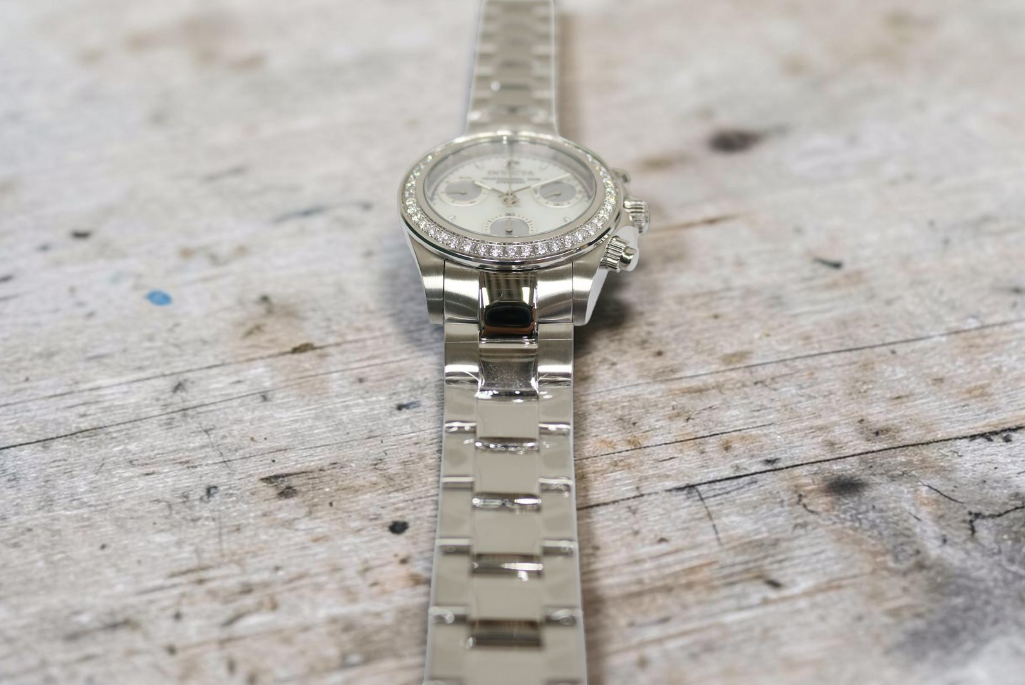 Invicta Elite Speedway Ascent Prestige 1.61 CT Certified LG Diamond Edition Swiss Ronda Z60 Caliber Unisex Watch w/ Mother of Pearl Dial - 38mm, Steel (51109)