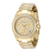 Invicta Elite Speedway Ascent Prestige 1.61 CT Certified LG Diamond Edition Swiss Ronda Z60 Caliber Unisex Watch - 38mm, Gold (51111)
