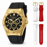 Invicta Speedway Pentora Men's Watch - 45mm, Red, White, Black with Interchangeable Strap (51132)