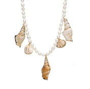 MAYAMAR Pearls necklace with natural shells (MM-00861)