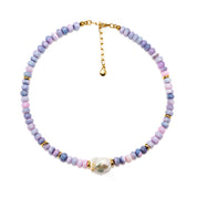 MAYAMAR Opal choker with pearl (MM-00872)