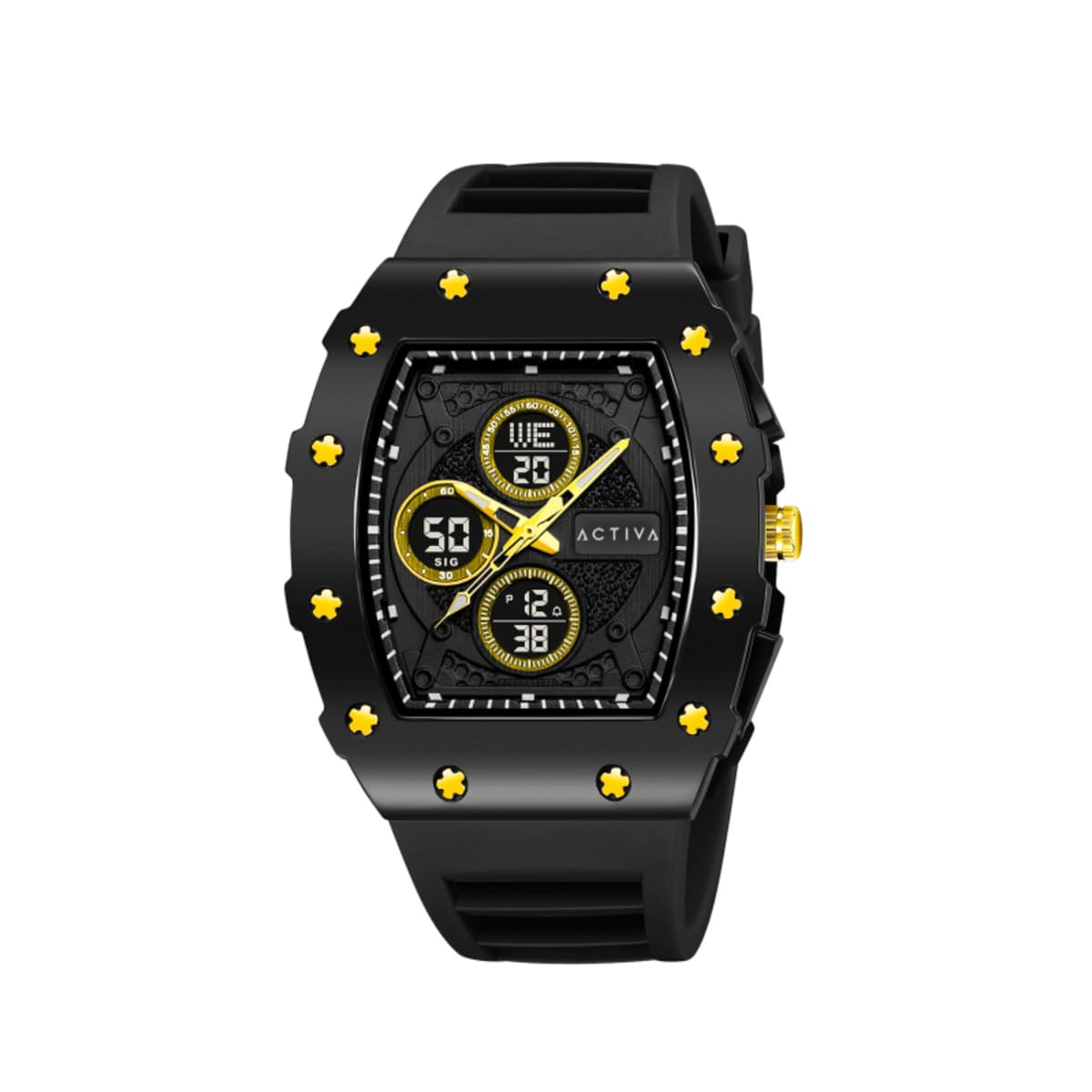 Activa X Invicta Digital Essentials Men's Watch - 42.8mm, Black (ACW2605-004)