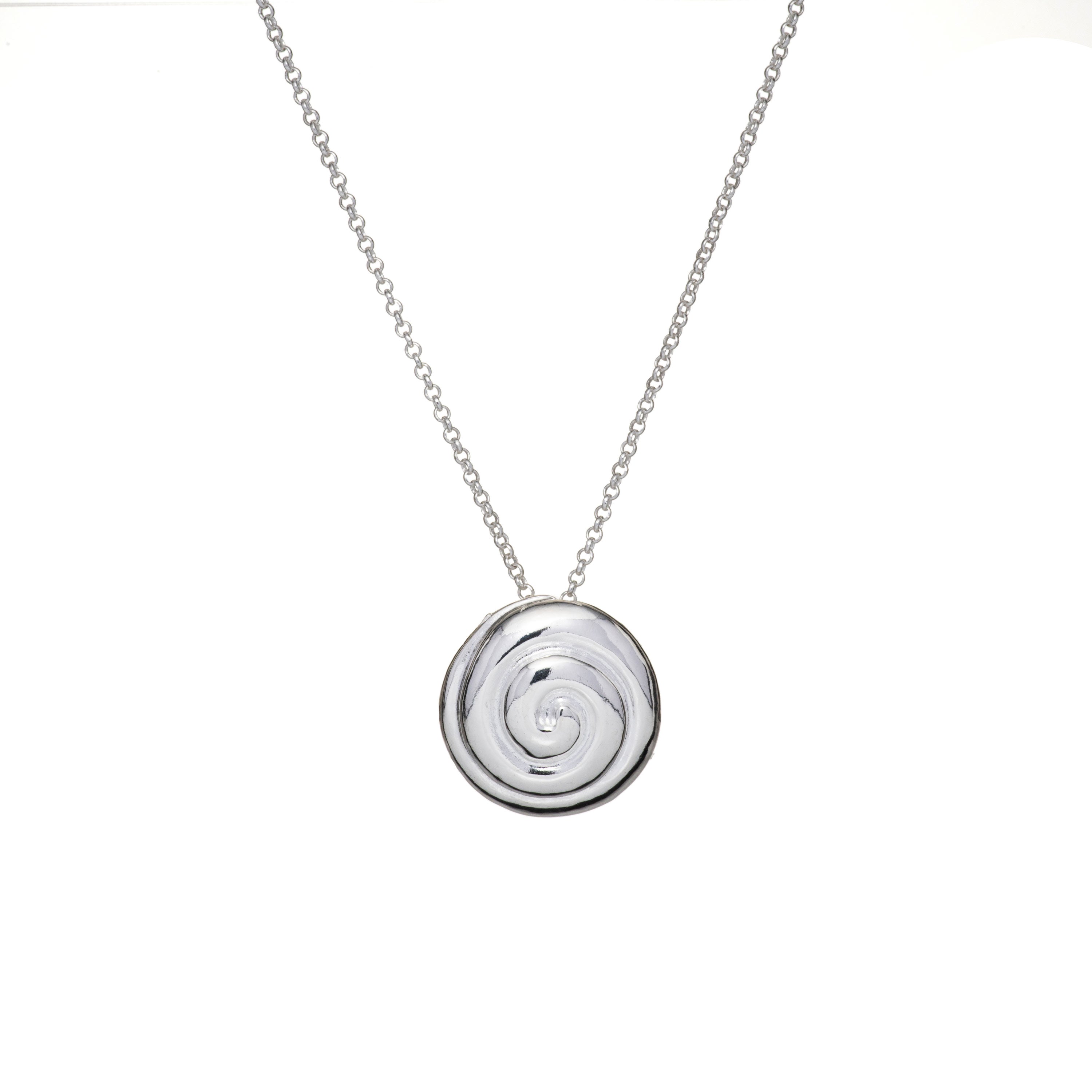 MAYAMAR Spiral earrings silver (MM-01020)