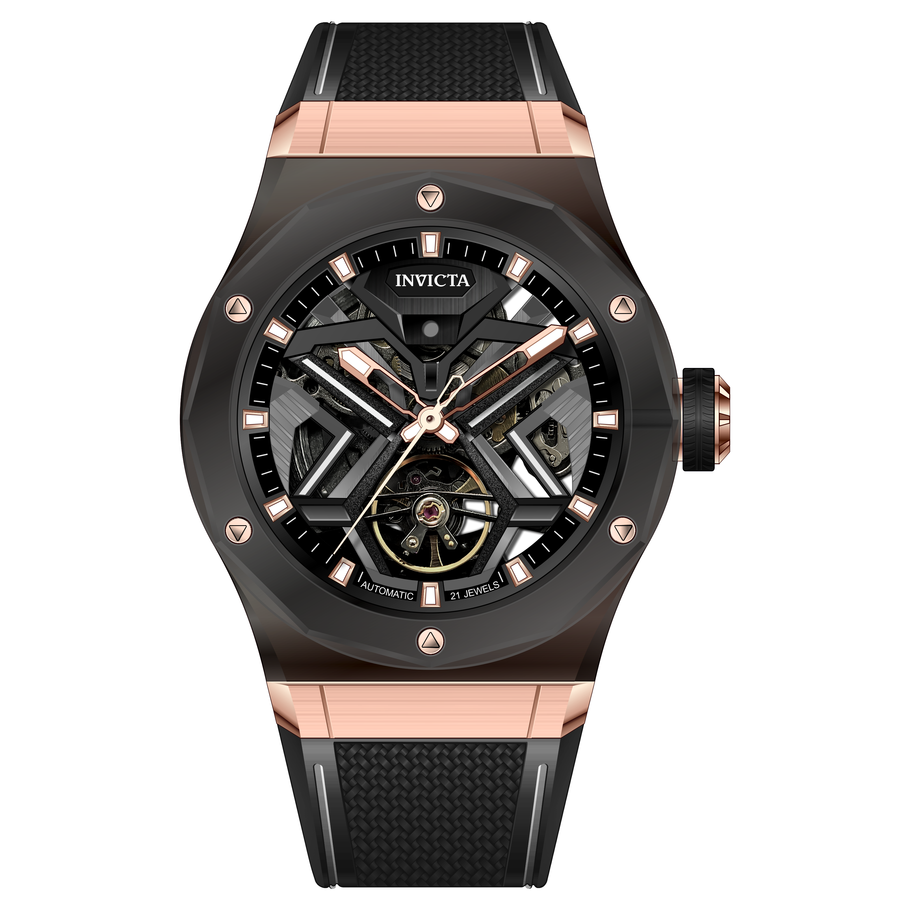 Invicta Celestial Automatic Men's Watch - 45mm, Black with Interchangeable Strap (70109)