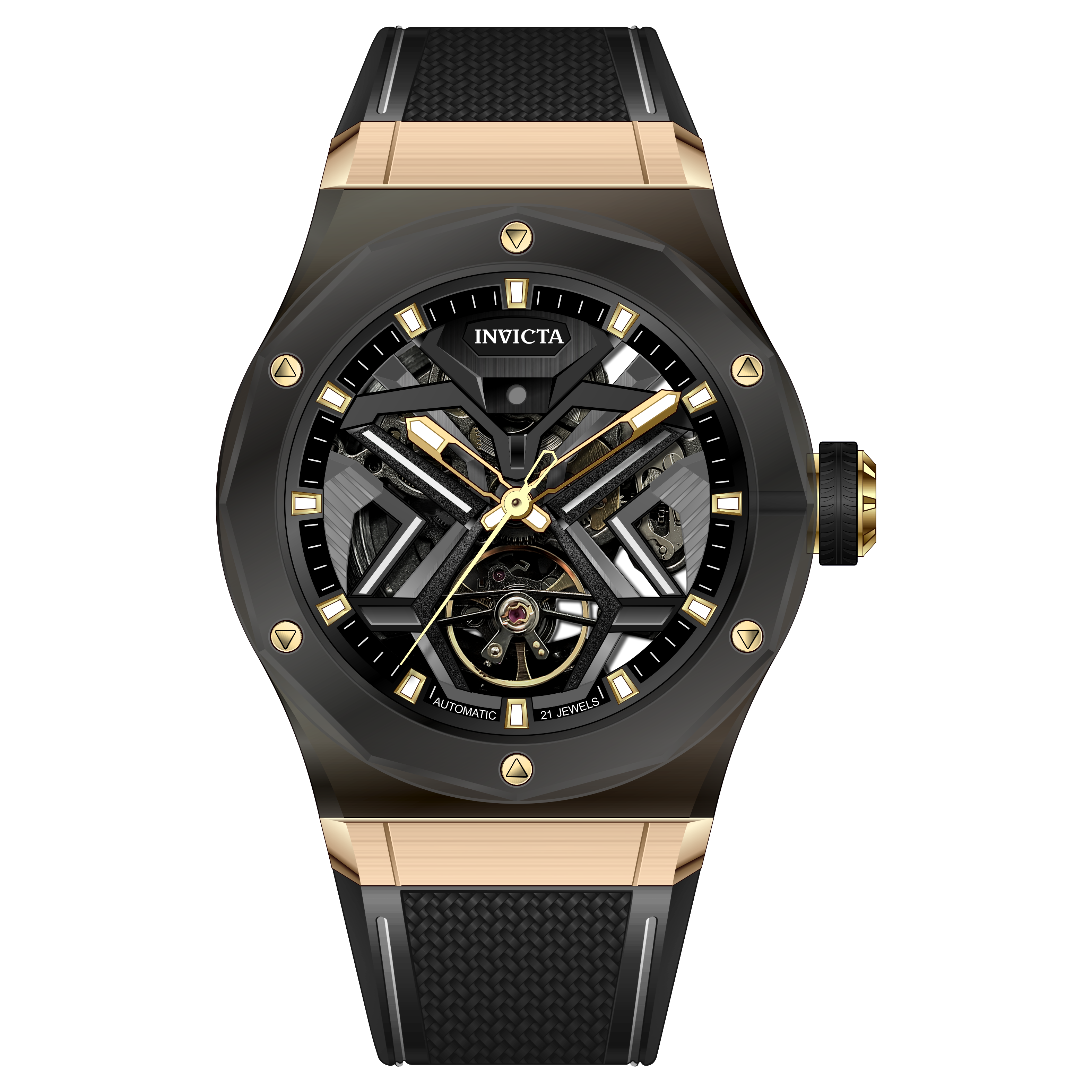 Invicta Celestial Automatic Men's Watch - 45mm, Black with Interchangeable Strap (70110)