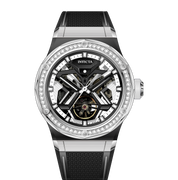 Invicta Objet D Art 1.44 Carat Diamond Automatic Men's Watch - 45mm, Black with Interchangeable Strap (70139)