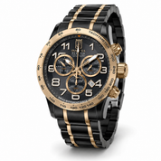 Invicta JT Vantore Swiss Ronda Z60 Caliber Men's Watch - 48mm, Black, Rose Gold (51262)