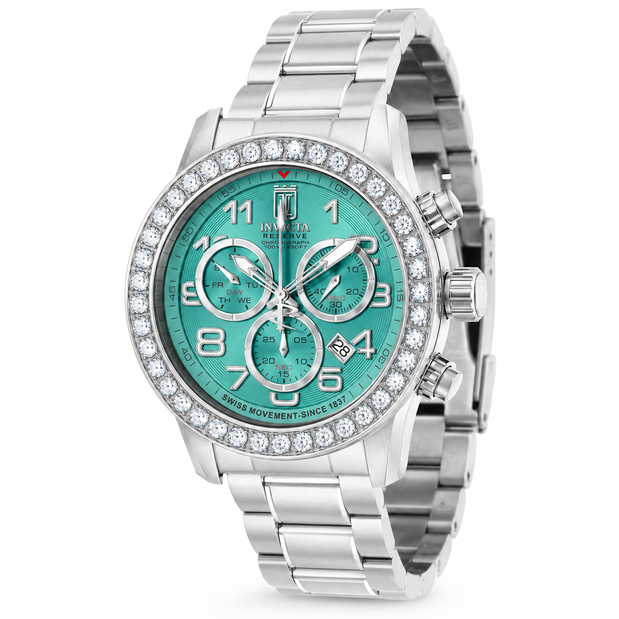 Invicta JT Omnyx 4 CT Certified LG Diamond Swiss Ronda Z60 Caliber Men's Watch - 48mm, Steel (51267)