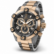 Invicta JT Soverix Swiss Ronda Z60 Caliber Men's Watch - 50mm, Gunmetal, Rose Gold (51282)