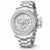 Invicta JT Diamond Swiss Ronda Z60 Caliber Men's Watch w/ Mother of Pearl Dial - 58mm, Steel (51323)