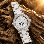 Invicta JT Antheria 1.4 CT Certified LG Diamond Women's Watch  -  36mm, White, Steel (51348)