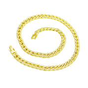 Invicta Elements Iced Out Cuban Chain Necklace. Gold (80947)