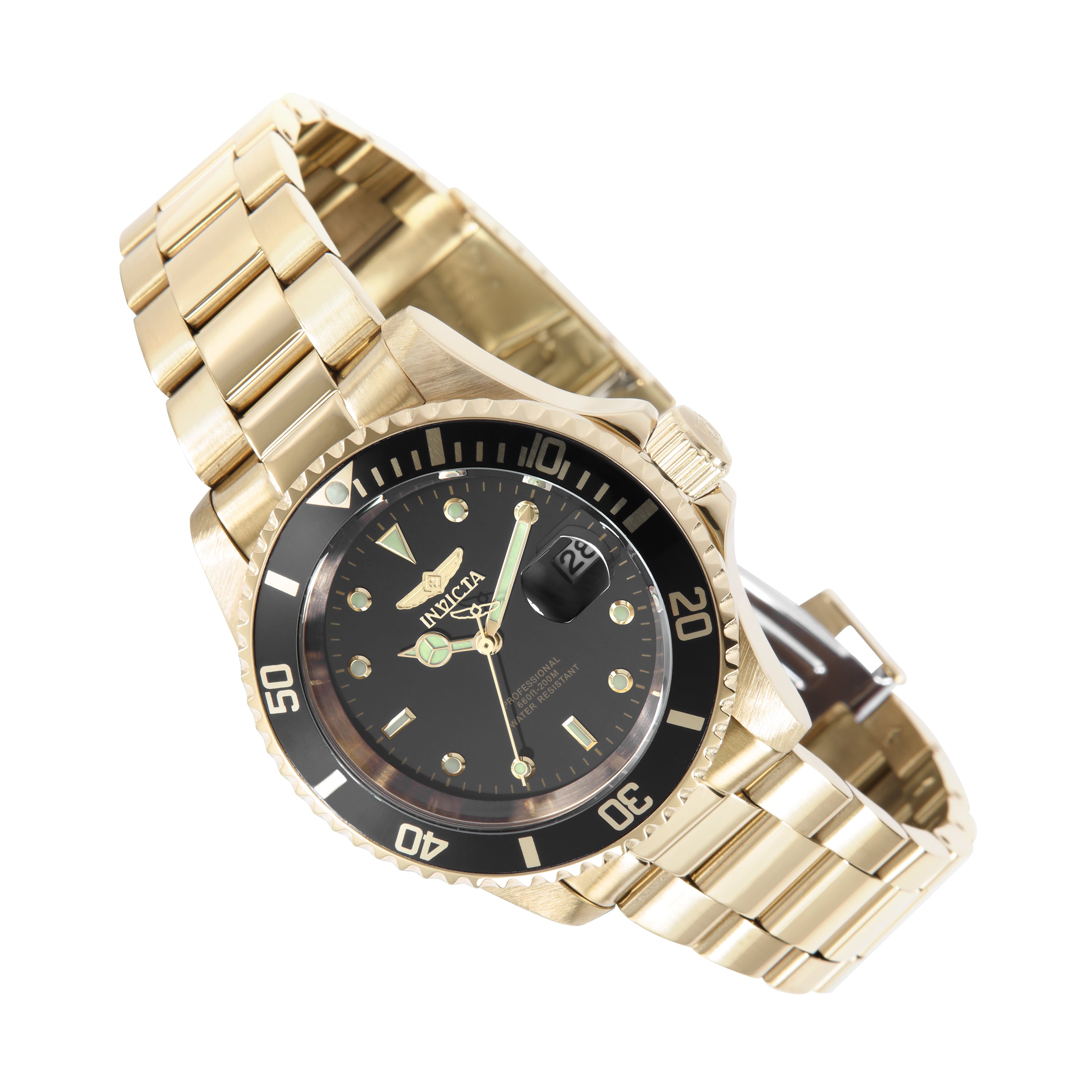 Invicta Pro Diver Coastpath Men's Watch - 40mm. Gold (26975)