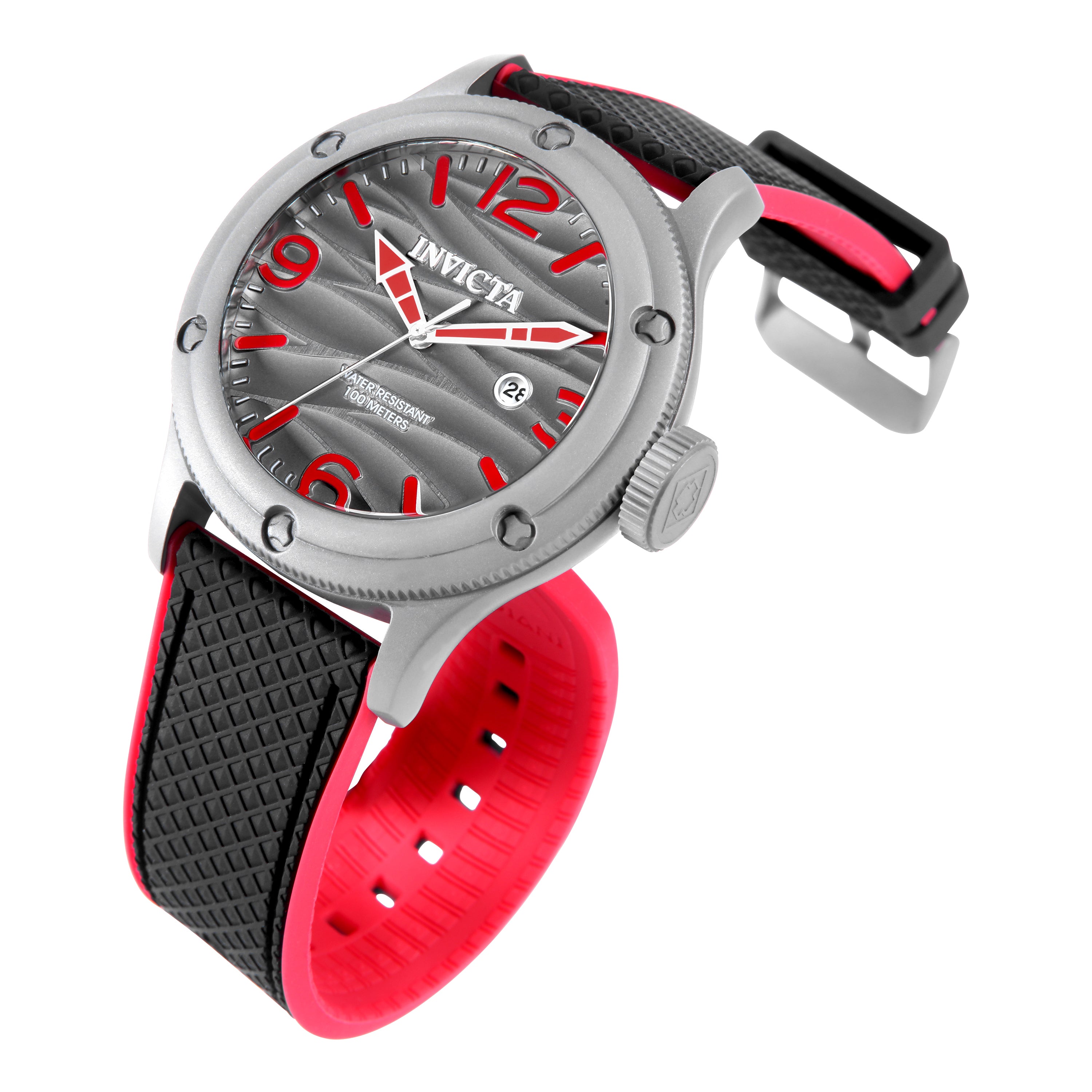 Invicta Pro Diver Oceanic Motion Men's Watch - 48mm. Red. Black (50310)
