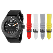 Invicta OCEAN PREDATOR Men's Watch - 43mm, Yellow, Red, White, Grey, Black with Interchangeable Strap (50662)