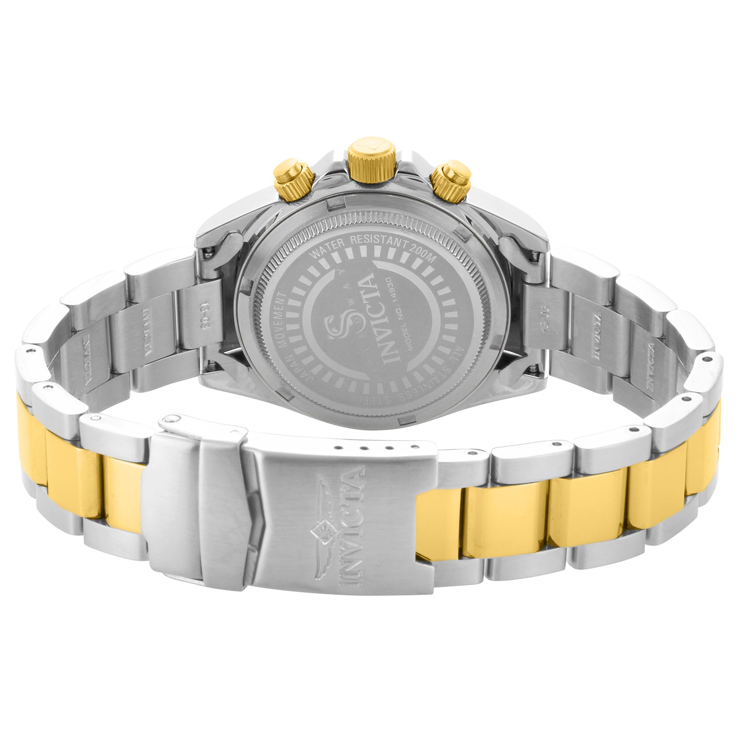 Invicta Speedway Velisque Men's Watch - 39.5mm, Gold, Steel (14930)