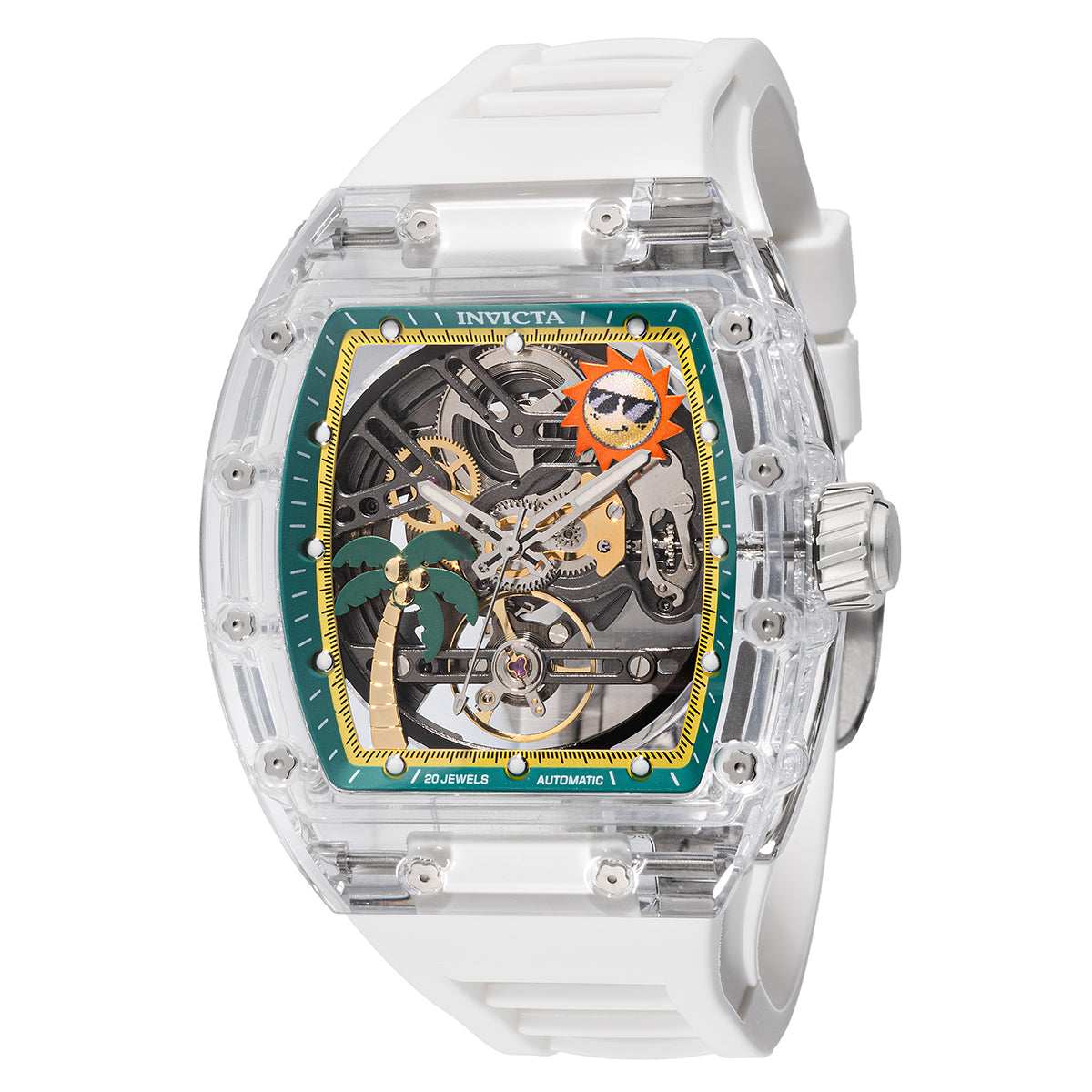Open Box Invicta Artist Radian Prism Automatic Men's Watch - 42mm, White (AIC-69137)