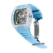 Invicta Artist Radian Prism Automatic Men's Watch w/Skeleton Dial and K9 Sapphire Crystal Case - 42mm. Blue (69138)