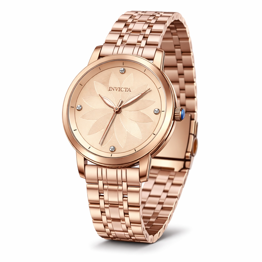 Invicta Wildflower Tigerlily Women's Watch - 34mm. Rose Gold (69302)