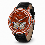 Invicta Objet D Art Lithocrat Automatic Men's Watch - 45mm. Black with Interchangeable Strap (69457)