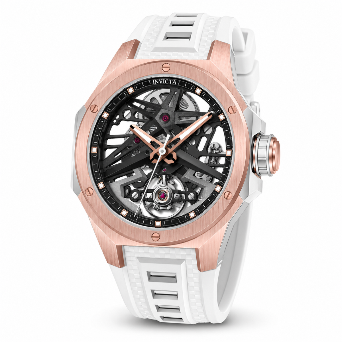Invicta Celestial Adamastre Automatic Men's Watch w/ Skeleton Dial - 43mm, White (69539)