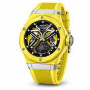 Invicta Celestial Orbitha AutomaticMen's Watch w/ Skeleton Dial - 45mm, Yellow (69544)