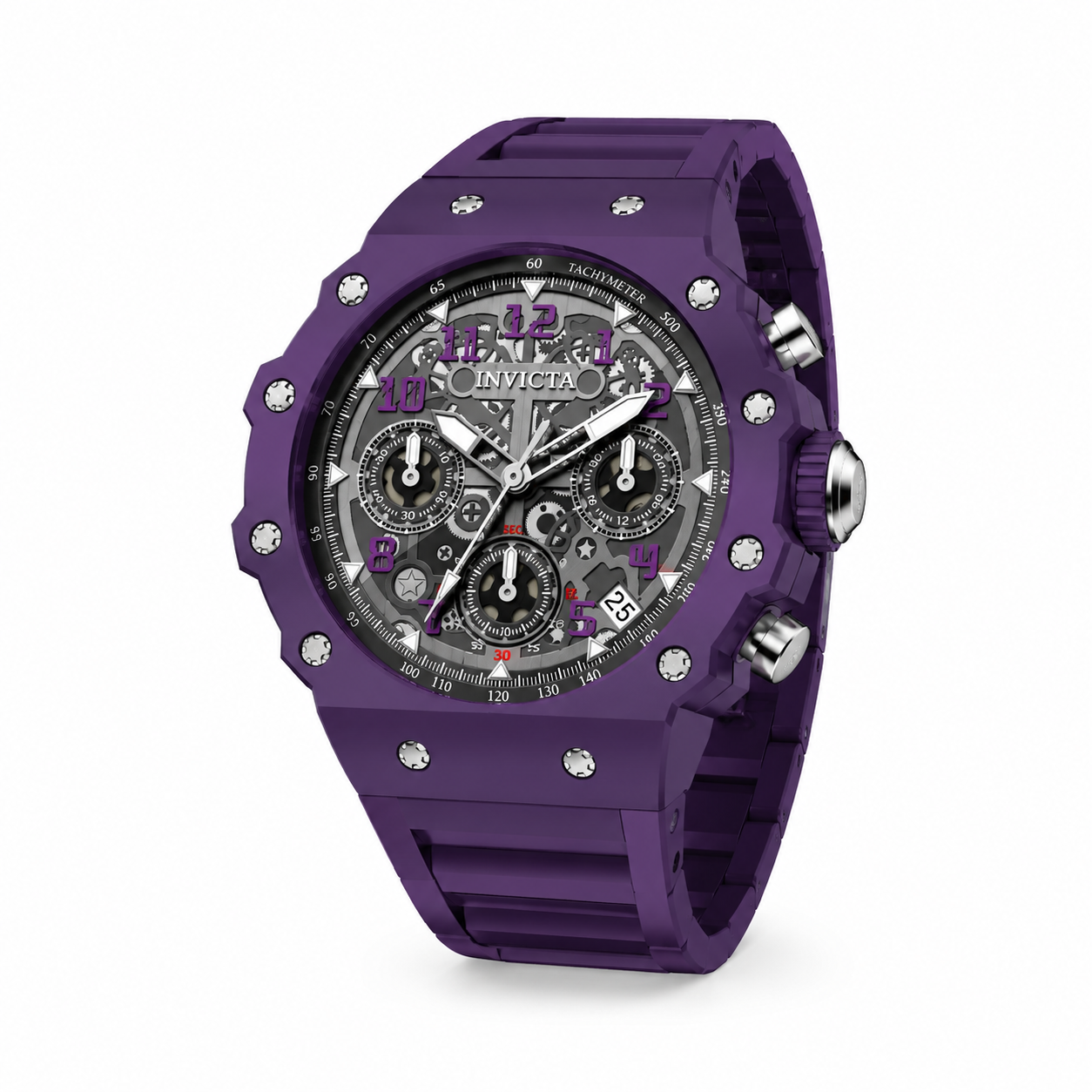 Invicta Racing Apexium Unisex Watch - 41mm, Purple (69625)