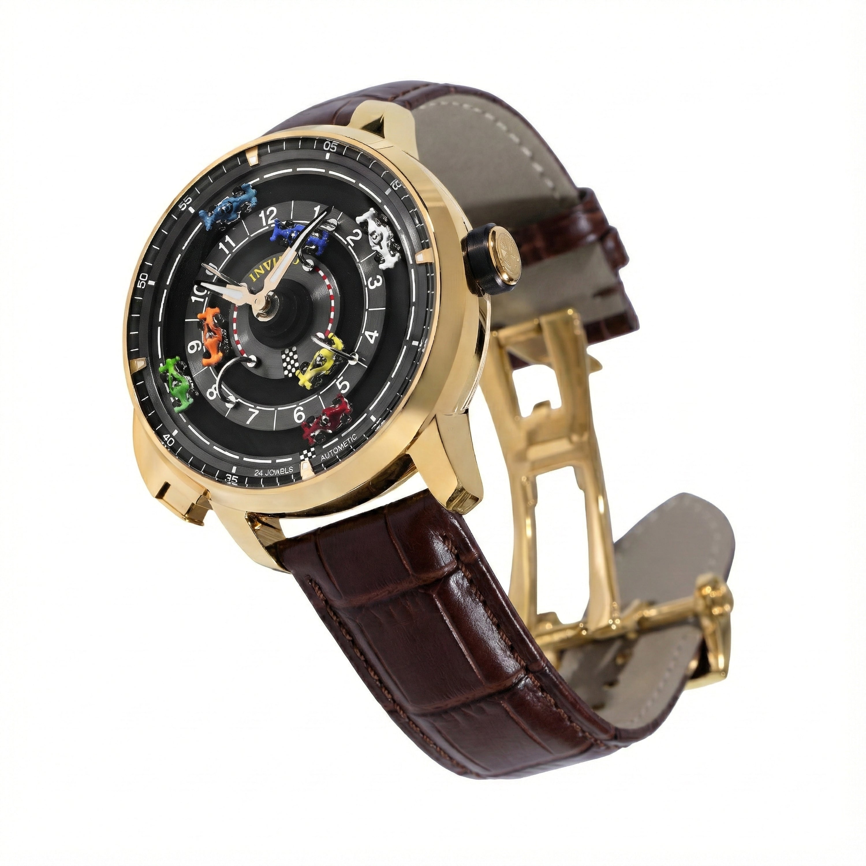 Invicta Racing Scalaprix Automatic Men's Watch - 46mm. Brown (69636)
