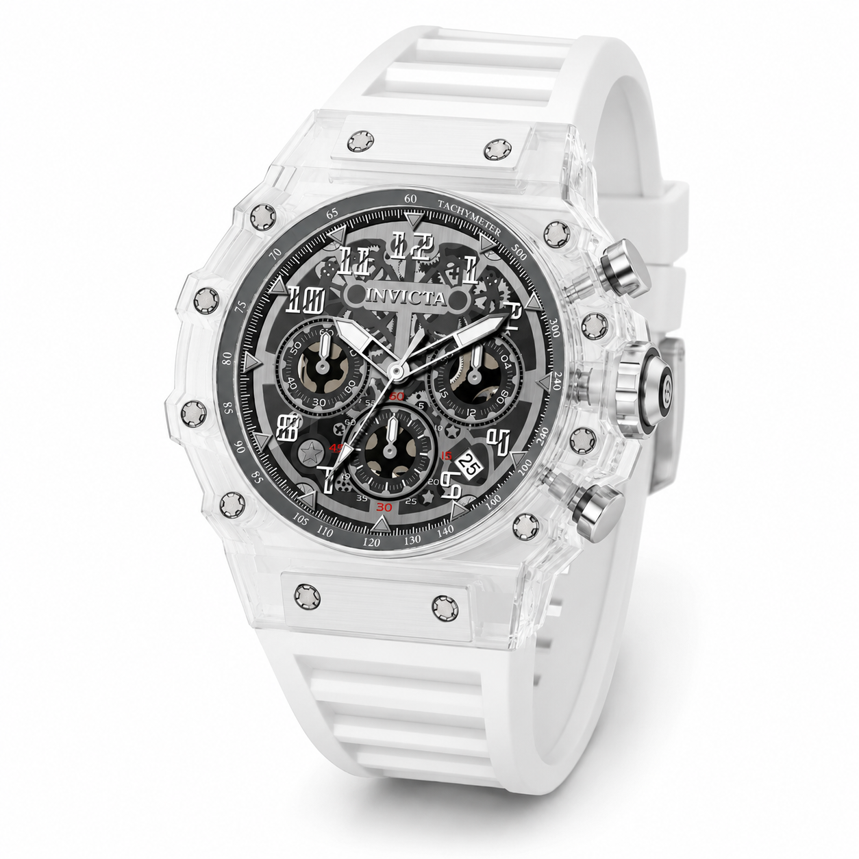 Invicta Racing Vaulthan Men's Watch - 44mm, White (69680)