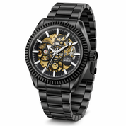 Invicta Objet D Art Glyph Automatic Men's Watch w/ Skeleton Dial - 43mm. Black (69754)