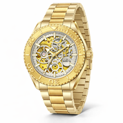 Invicta Objet D Art Glyph Automatic Men's Watch w/ Skeleton Dial - 43mm. Gold (69759)