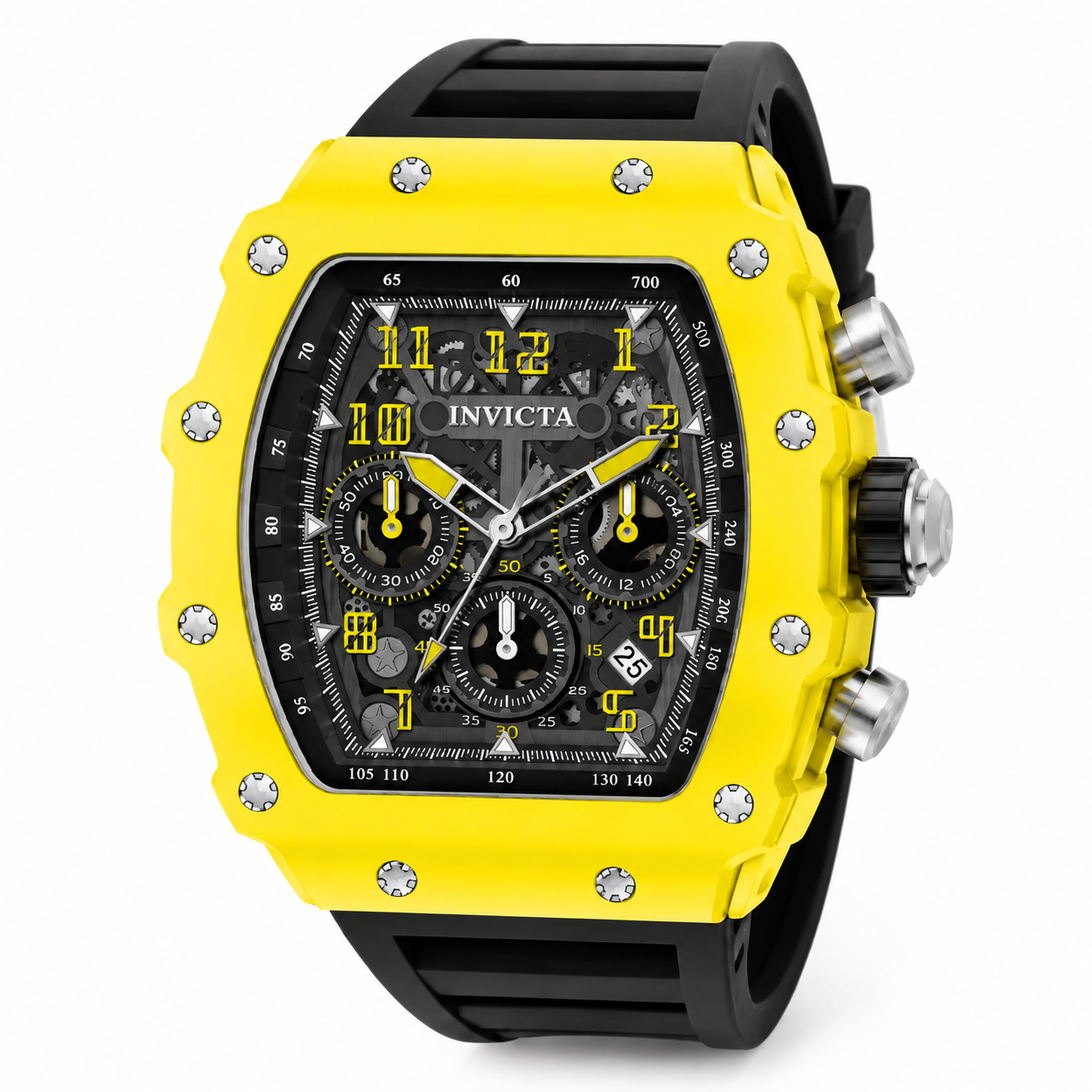 Open Box Invicta Racing Corallix Unisex Watch - 39.5mm, Black (AIC-69776)