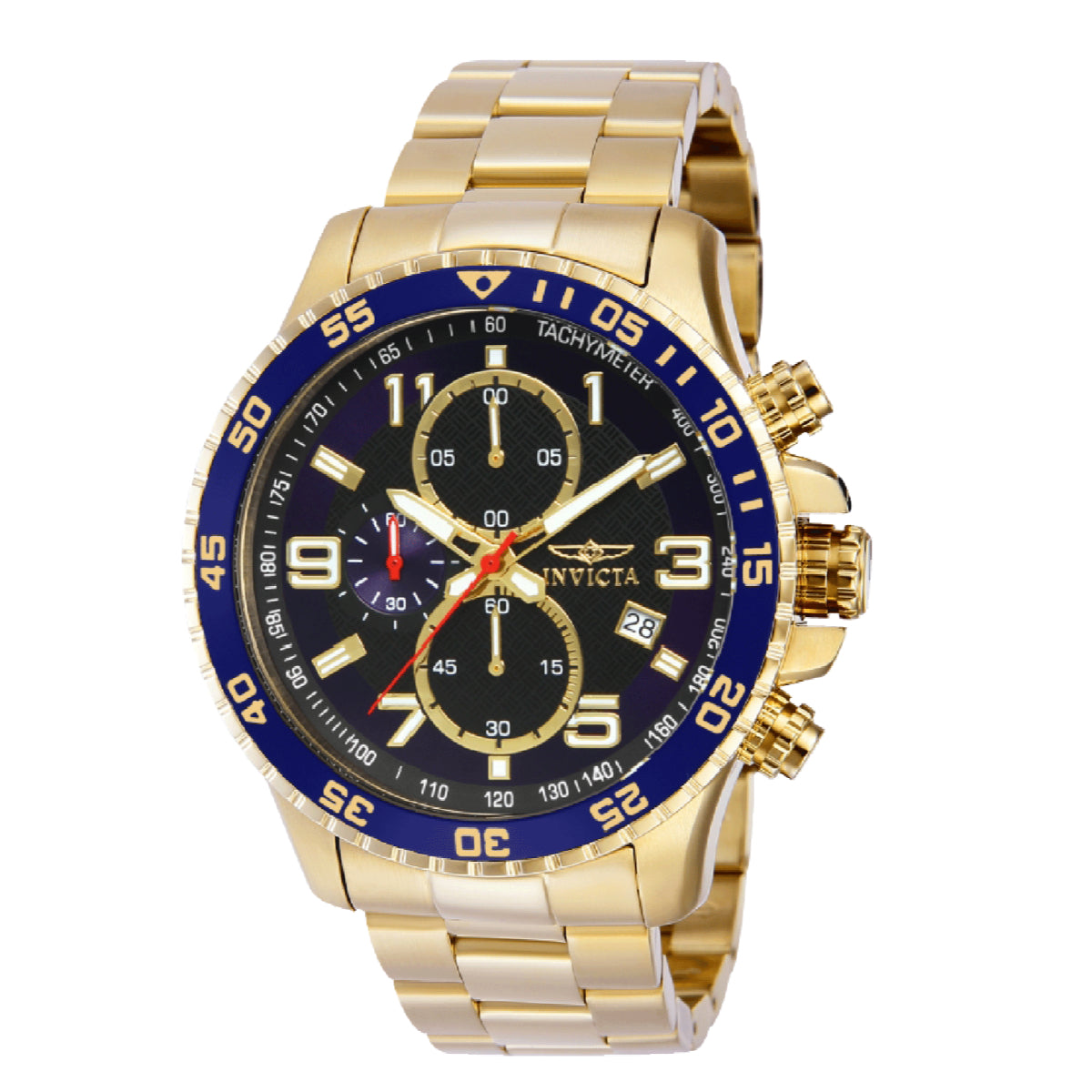 Invicta Specialty Mach Gala Men's Watch - 48mm, Gold (69807)