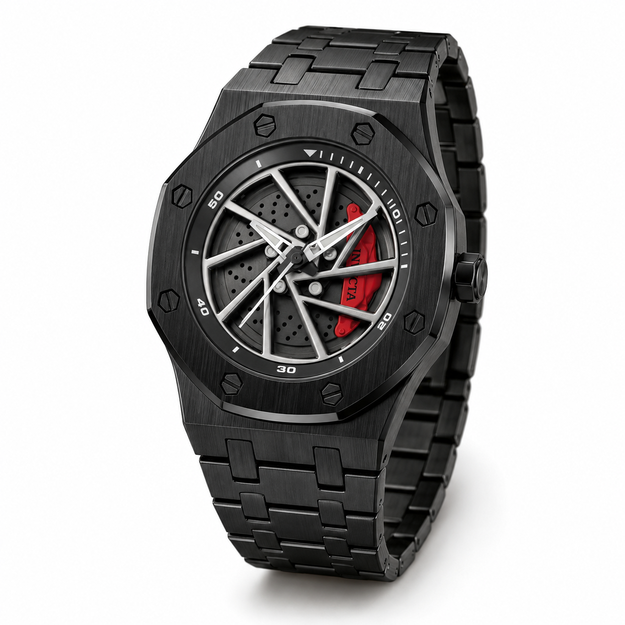 Invicta Speedway Rim Men's Watch - 42mm, Black (70036)