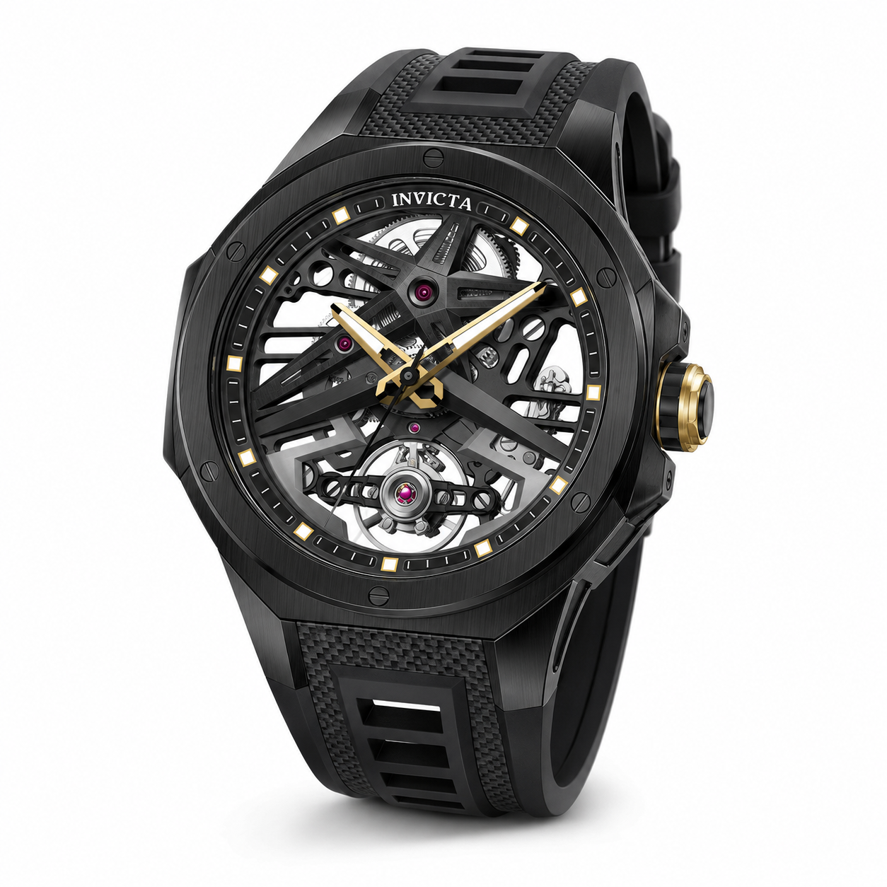 Invicta Celestial Automatic Men's Watch - 43mm, Black with Interchangeable Strap (70103)