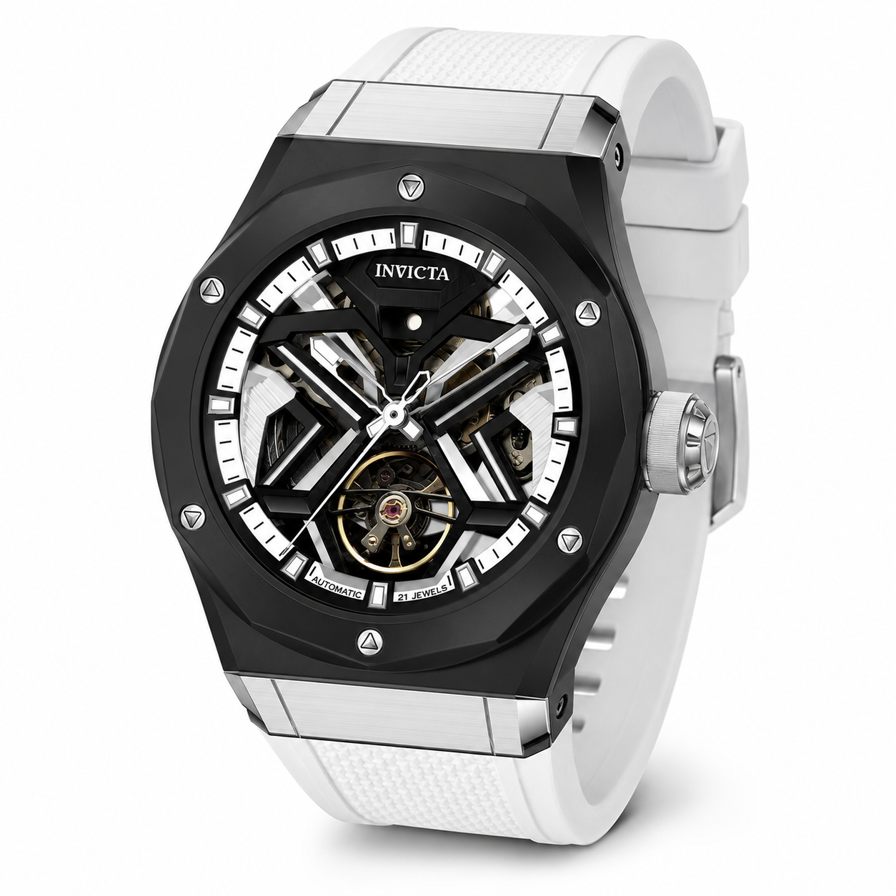 Invicta Celestial Automatic Men's Watch - 45mm, White with Interchangeable Strap (70111)