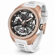 Invicta Objet D Art Diamond Automatic Men's Watch - 43mm, White with Interchangeable Strap (70119)