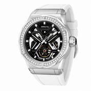Invicta Objet D Art Diamond Automatic Men's Watch - 45mm, White with Interchangeable Strap (70130)
