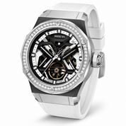 Invicta Objet D Art Diamond Automatic Men's Watch - 45mm, White with Interchangeable Strap (70136)